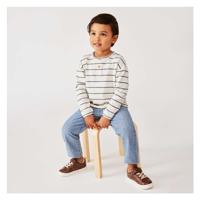 Toddler Boys' Henley Long Sleeve